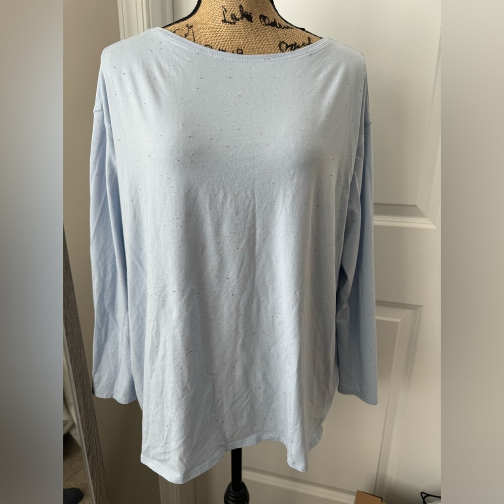 Lululemon back in action speckle light blue size 10